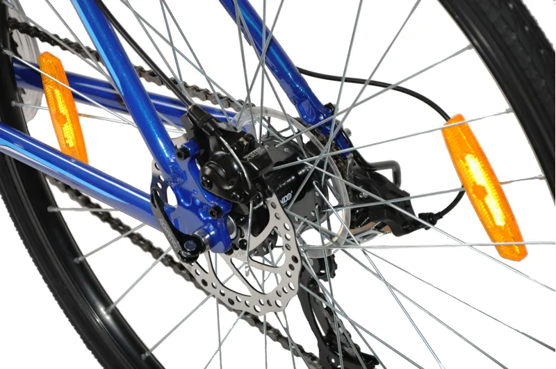 Ammaco Road Runner Pro D Plus 700c Sports Hybrid Blue-2